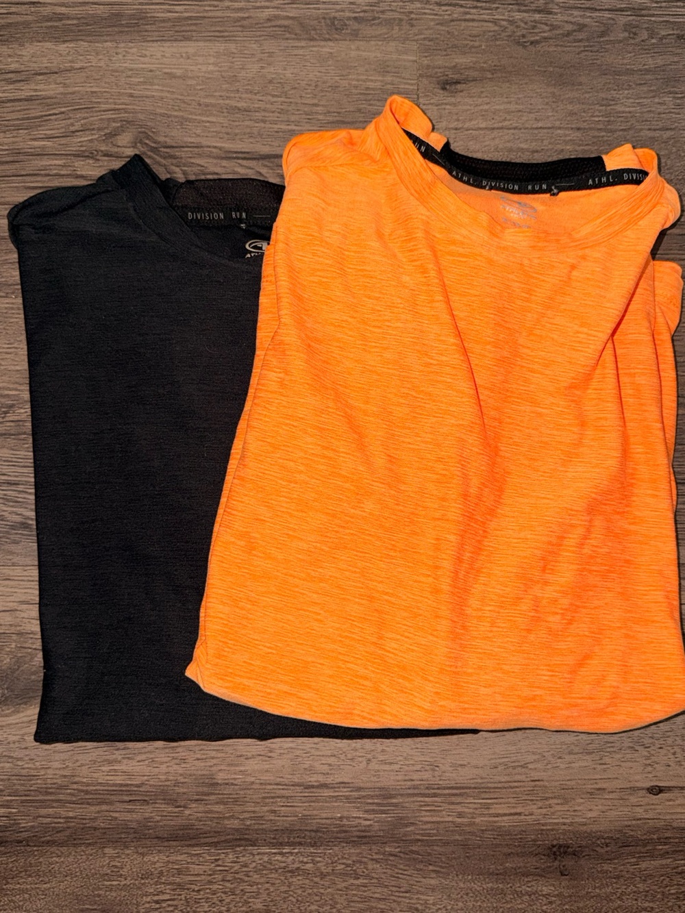 Athletic Works Boys Short Sleeve Tees - Neon Orange & Black
